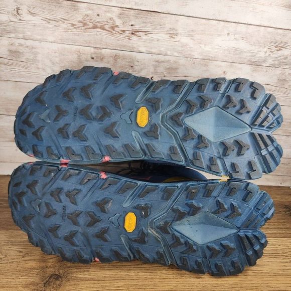 Hoka One One Tennine GTX Gore-Tex Moroccan Blue Hiking Shoes Mens size 12D Read! - Picture 11 of 12